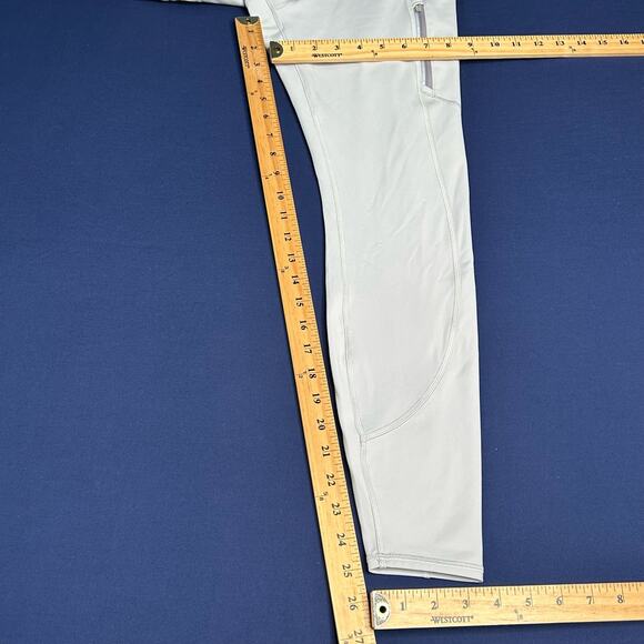 Athleta Women's Size M Rainier Tight Legging Light Gray - Picture 3 of 6